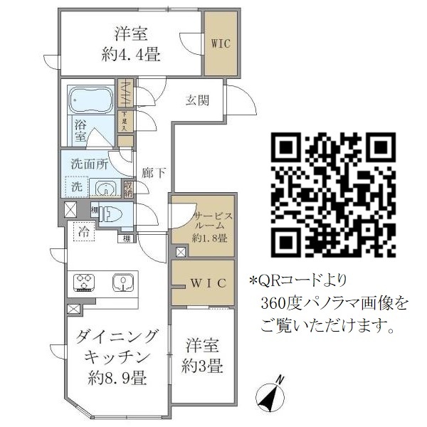 ＣＯＭＰＯＳＩＴＥ高輪の間取り