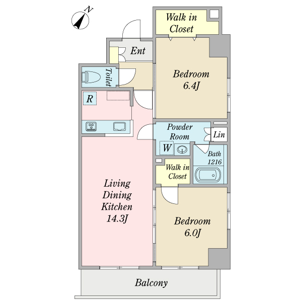 【セキュレイズ千住の間取り】