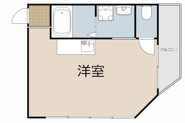 ボヌール大日Ａ棟の間取り