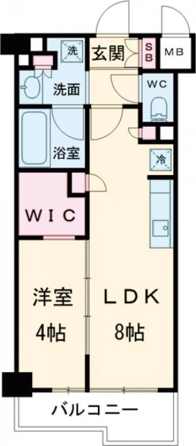 レジデンス桜新町ガーデンの間取り