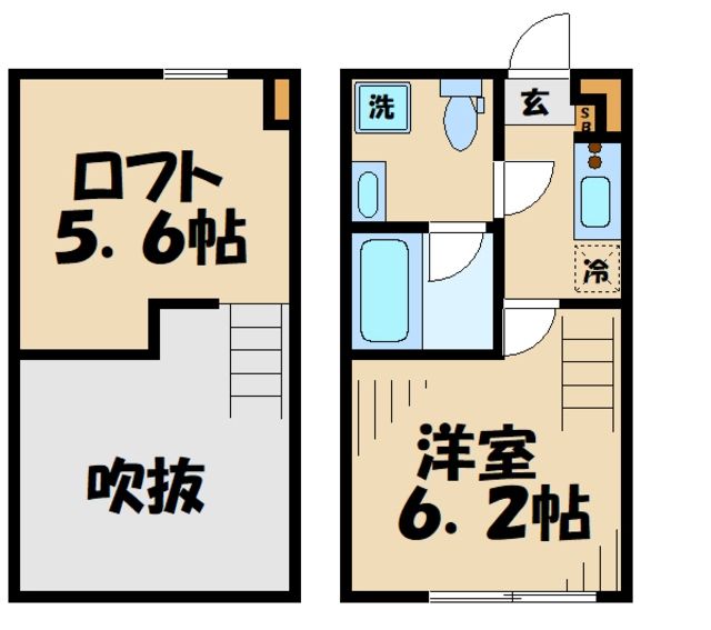 【ヴィラ・トークス多摩の間取り】