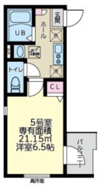 大和市渋谷のアパートの間取り