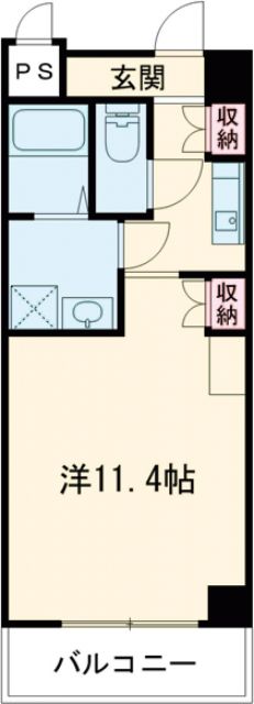 【京都市下京区七条御所ノ内中町のマンションの間取り】