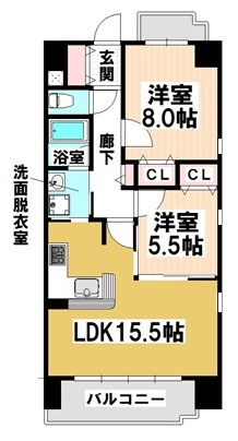 戸部マンションの間取り