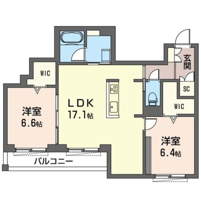 グランドセレニティ三郷中央の間取り