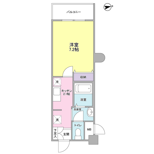 梶ヶ谷ＴＳビルの間取り