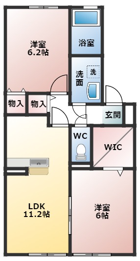 シェノワクレールの間取り