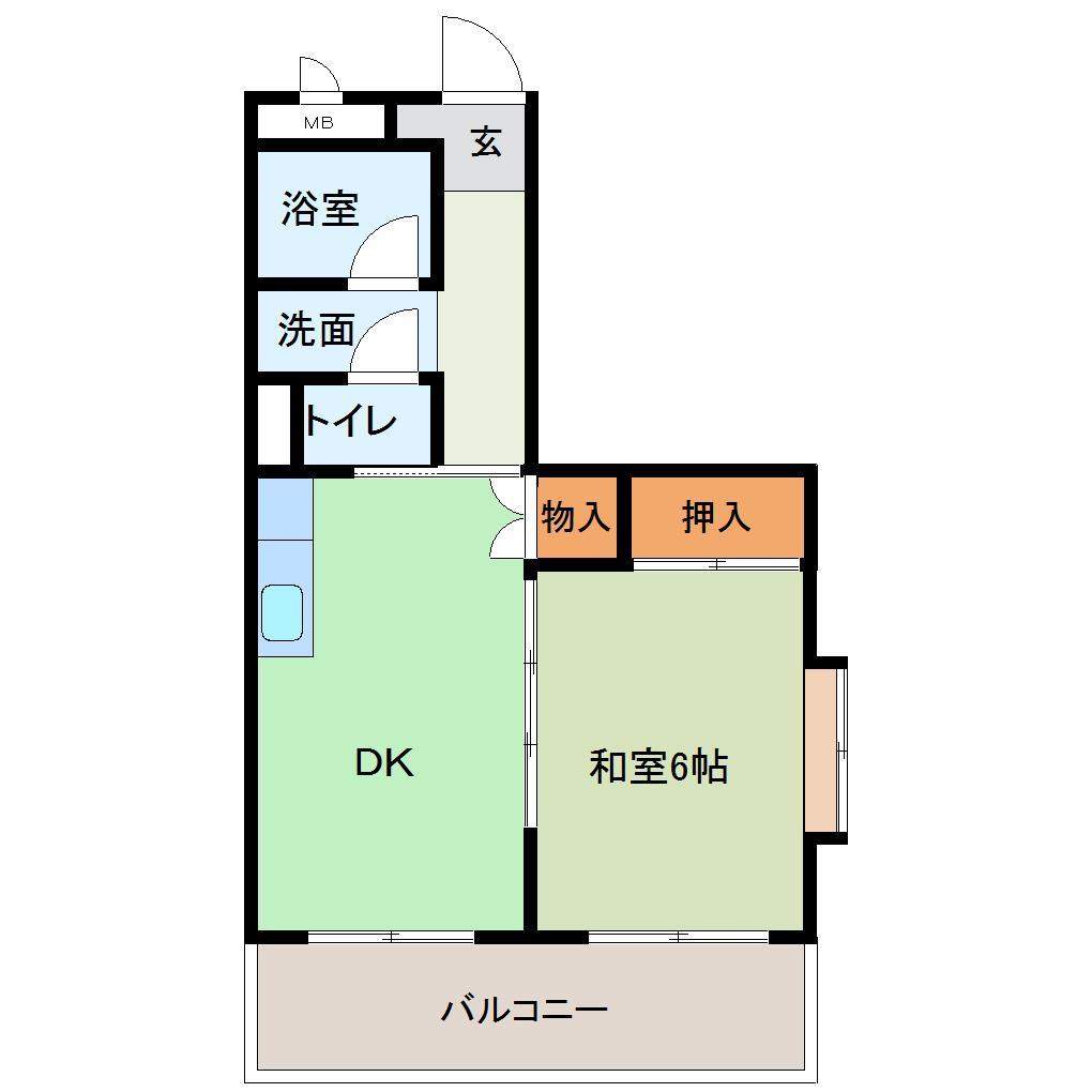 【サンシティ東浜の間取り】