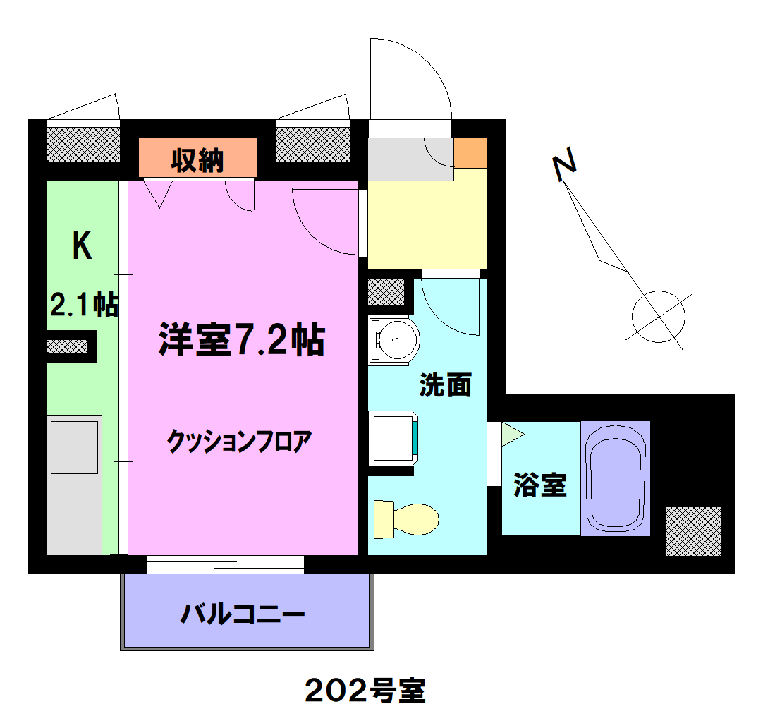 ベアーズビルIIの間取り