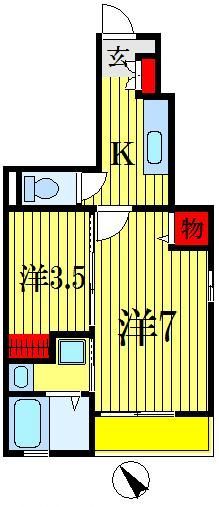 【ふる～る本中山の間取り】