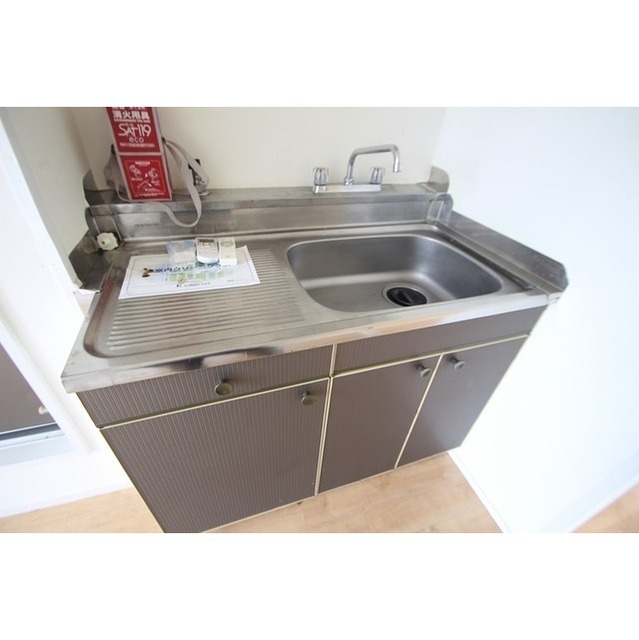 キッチン　ガスコンロ設置可