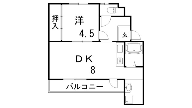 ドミールサニー緑町の間取り