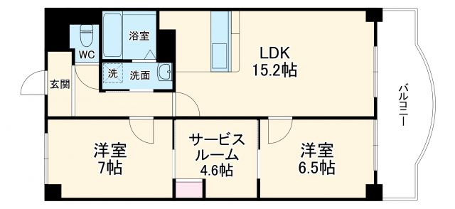 メゾン政喜Iの間取り