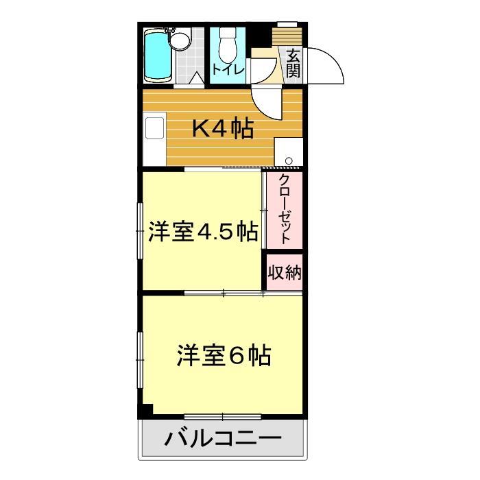 ウェルス南見の間取り