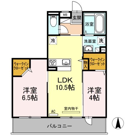 サンドリバーの間取り