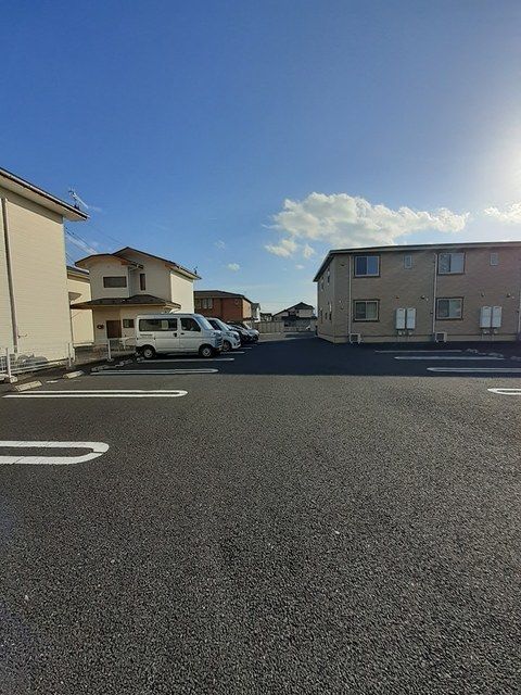 【栗原市築館宮野中央のアパートの駐車場】