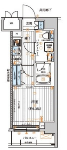 メインステージ元住吉の間取り