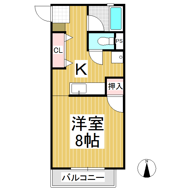 ピュアハイツ田園の間取り