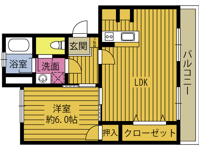 アネックス県病西の間取り