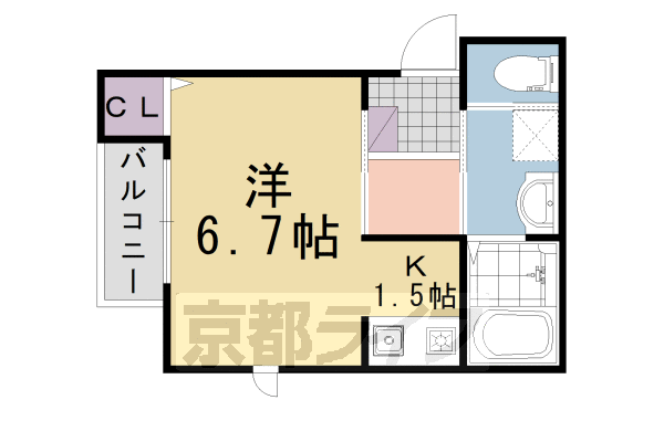 シャインメゾン長岡京の間取り