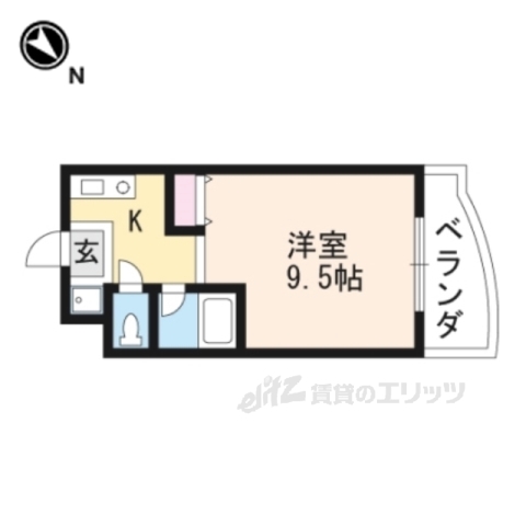 【大津市大江のマンションの間取り】