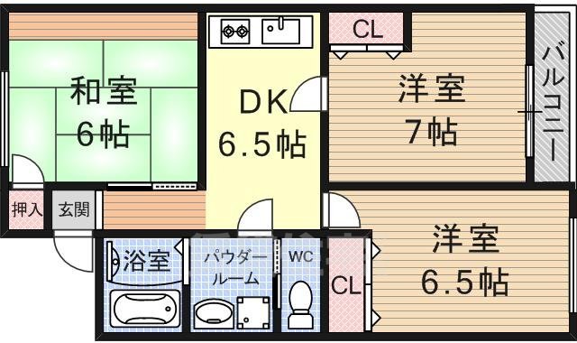 パルアベニュー醍醐の間取り