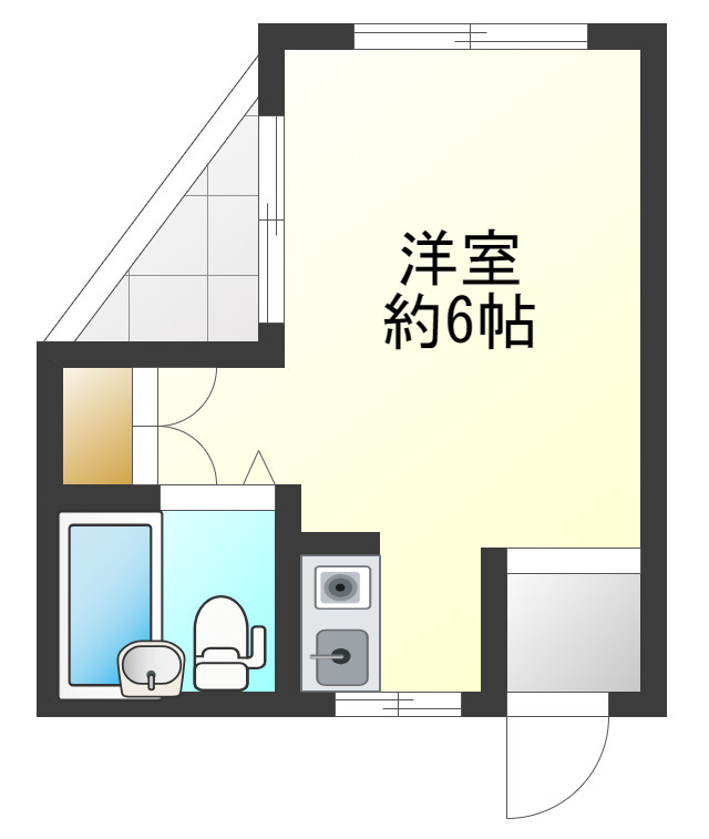 国分本町マンションの間取り