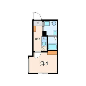 新宿区片町のマンションの間取り