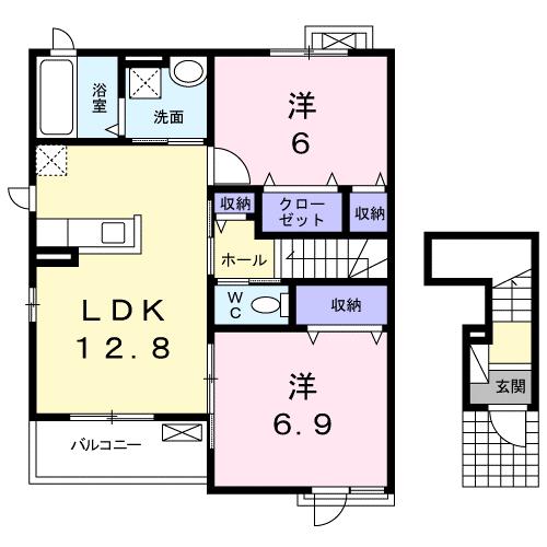 エアフィールド　IIの間取り