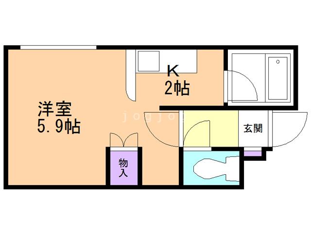 プラスパークＮ１１の間取り