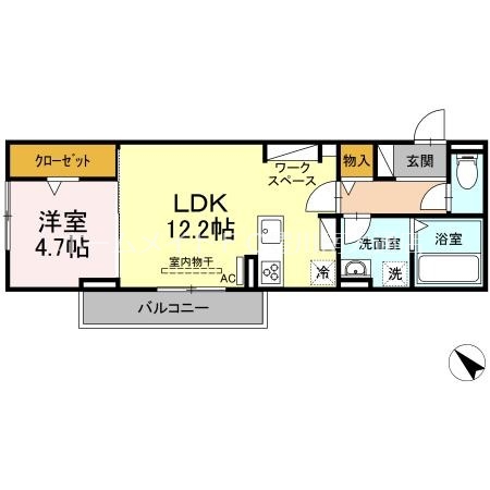 グラン・コート末広通の間取り