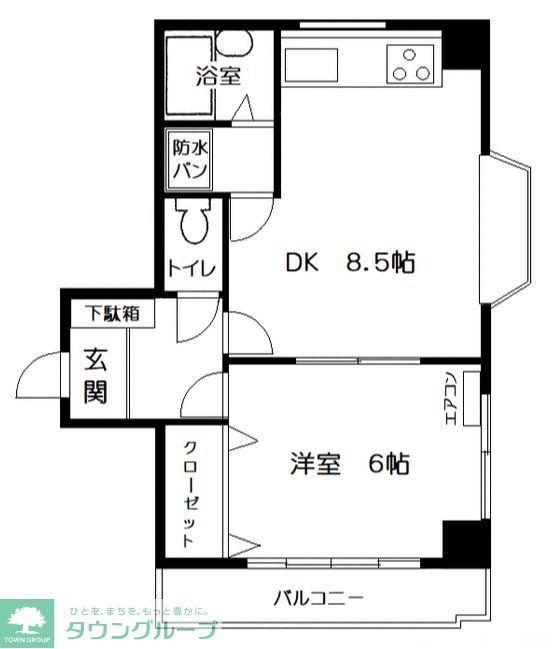 相模原市中央区星が丘のマンションの間取り