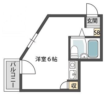 尼崎市西昆陽のマンションの間取り