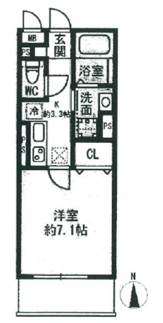 セジュールＵＭＥＤＡの間取り