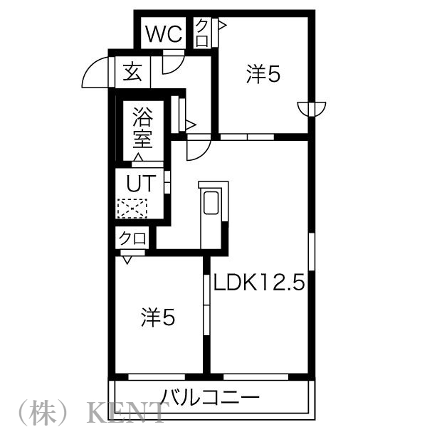 ASTAGE八軒の間取り