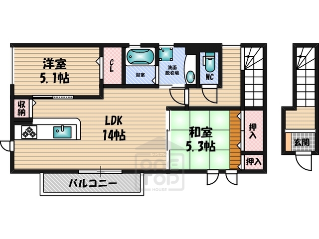 ウィステリア2の間取り