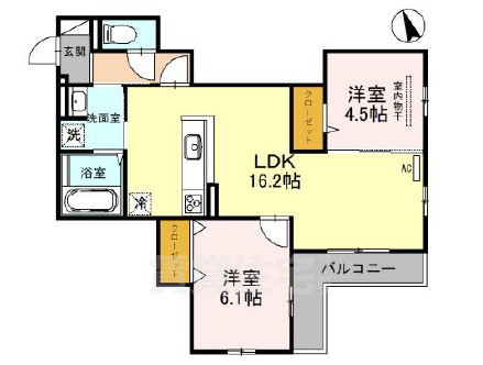 ヴィクトワール 庄の間取り