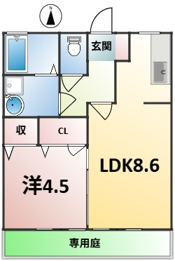 アヴェニール正条の間取り