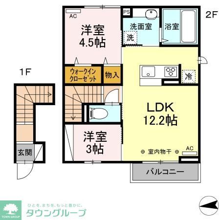 グランドソレイユの間取り