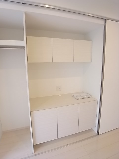 収納　たっぷりとした収納スペースです