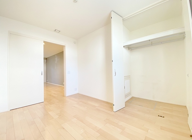 収納　寝室にクローゼットあり