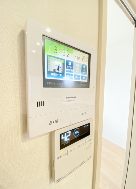 セキュリティ　録画機能付きのモニターホン