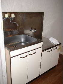 キッチン　お料理楽しくなるかも、ガスコンロ設置可能キッチンです☆