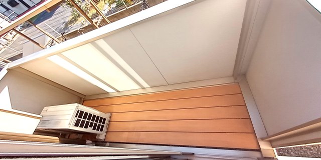 バルコニー　南向き