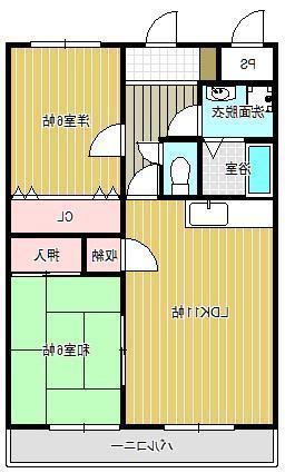 サンセール友愛の間取り写真