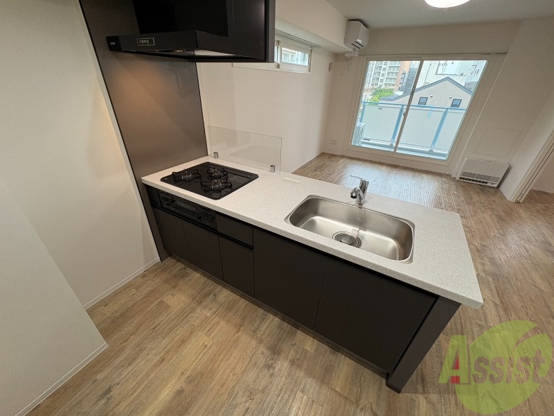 キッチン　システムキッチンなので、すぐお料理に使えます！