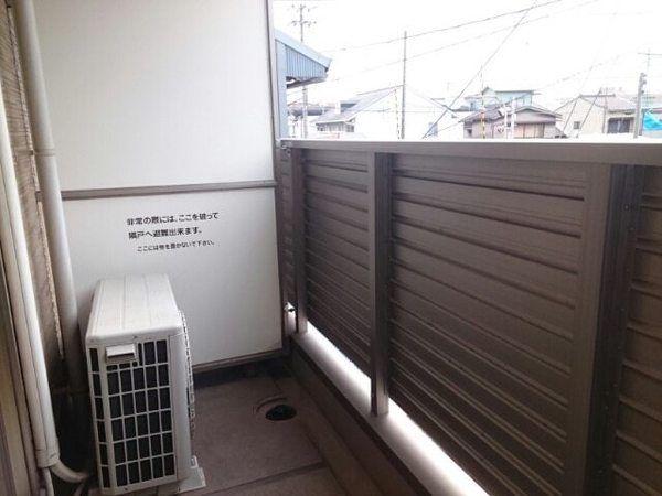 バルコニー　日当たり良好！