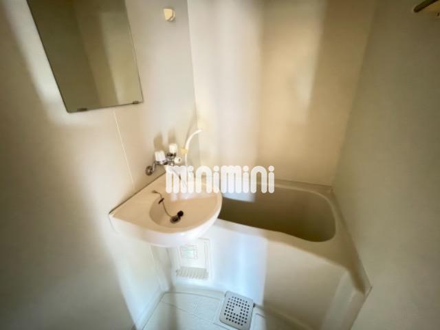 バス・シャワールーム　洗面台付きの浴室です