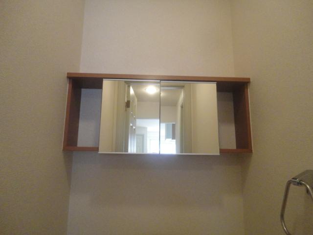 その他設備　鏡付き収納