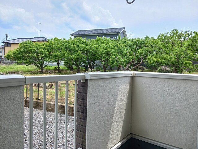 バルコニー　バルコニー付きです